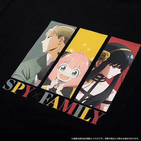 SPY×FAMILY Tシャツ ショップビジュアル BLACK