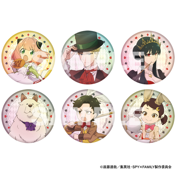SPY×FAMILY オーロラキャラバッジコレクション TEA TIME【全6種／BOX】