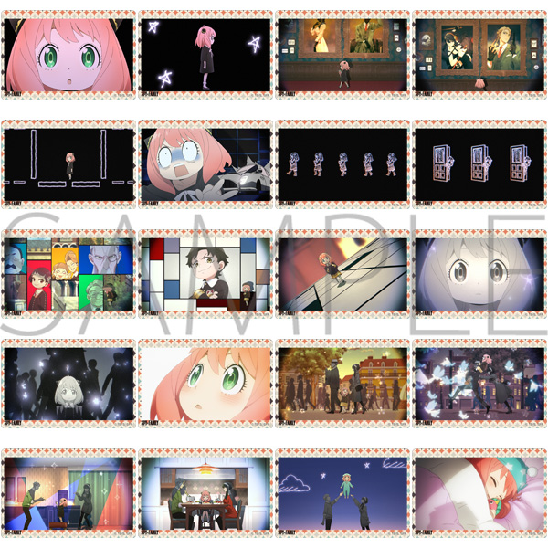 SPY×FAMILY 場面写シートコレクション 1クールエンディング
