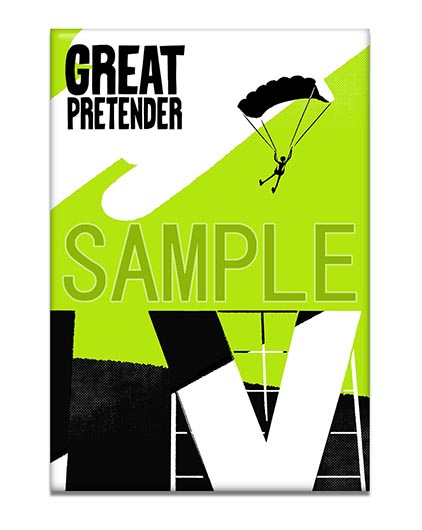 GREAT PRETENDER スクエア缶バッジ アビー